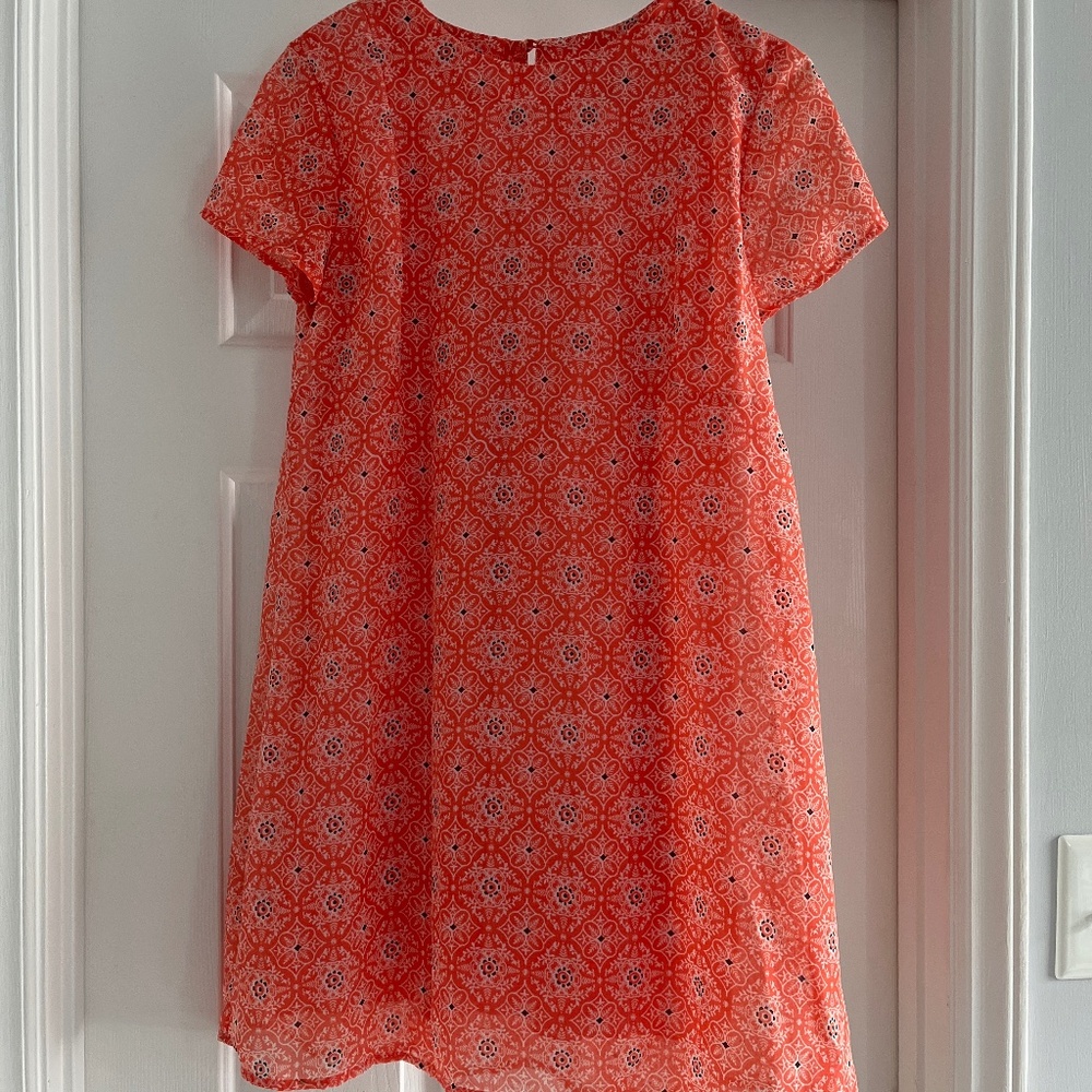 Speckless Orange/pink/coral dress
